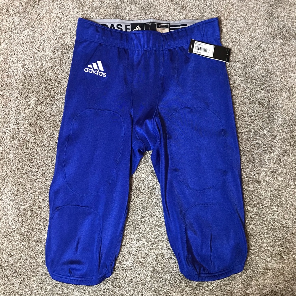 ADIDAS | Climate Football Pants Large Blue